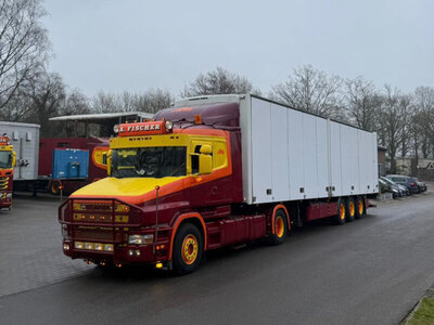 WSI WSI Scania 4-serie torpedo low roof 4x2  koeloplegger A. FISCHER