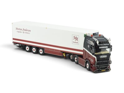 Tekno Tekno Scania Next Gen S-serie Highline with 3-axle reefer trailer MORTEN ANDERSEN