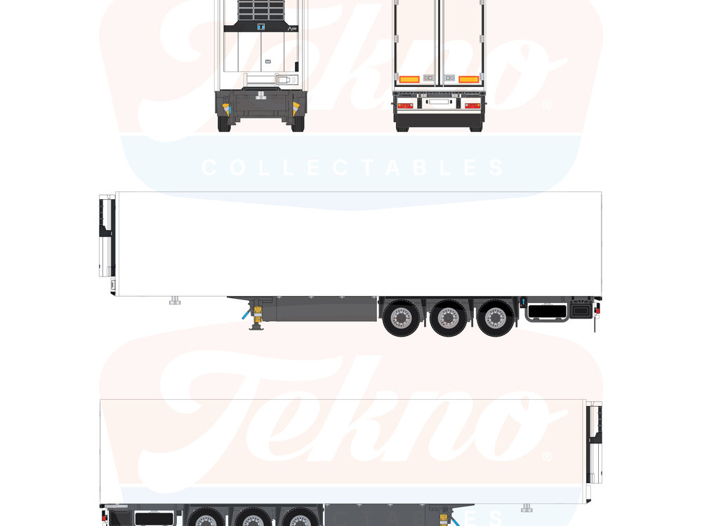 Tekno Tekno T.B. 3-axle reefer trailer