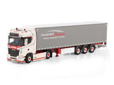 WSI WSI Scania S Highline 4x2 with 3-axle curtainside trailer TRANSPORTS ALLAIRE