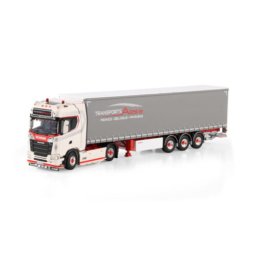 WSI WSI Scania S Highline 4x2 with 3-axle curtainside trailer TRANSPORTS ALLAIRE
