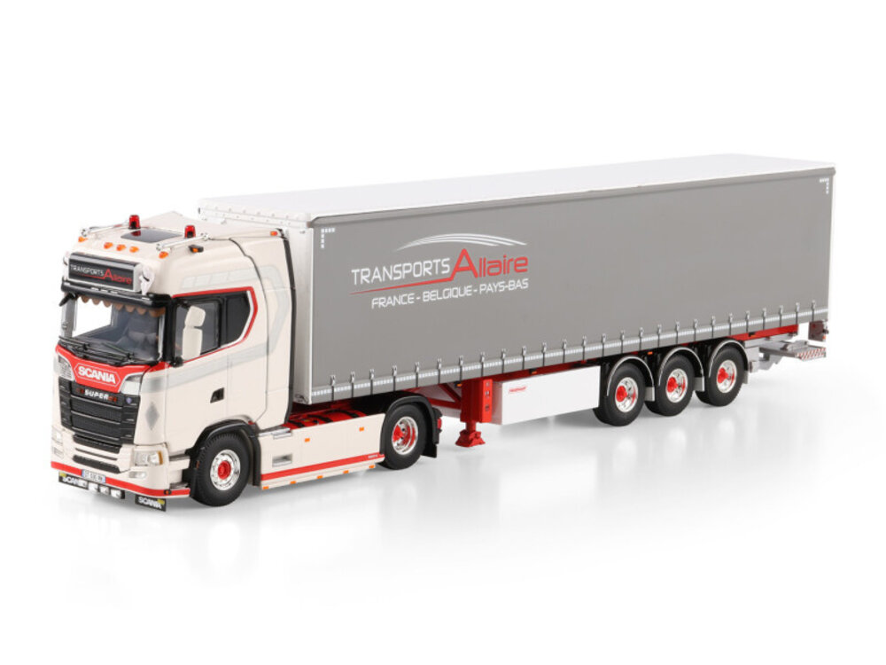 WSI WSI Scania S Highline 4x2 with 3-axle curtainside trailer TRANSPORTS ALLAIRE