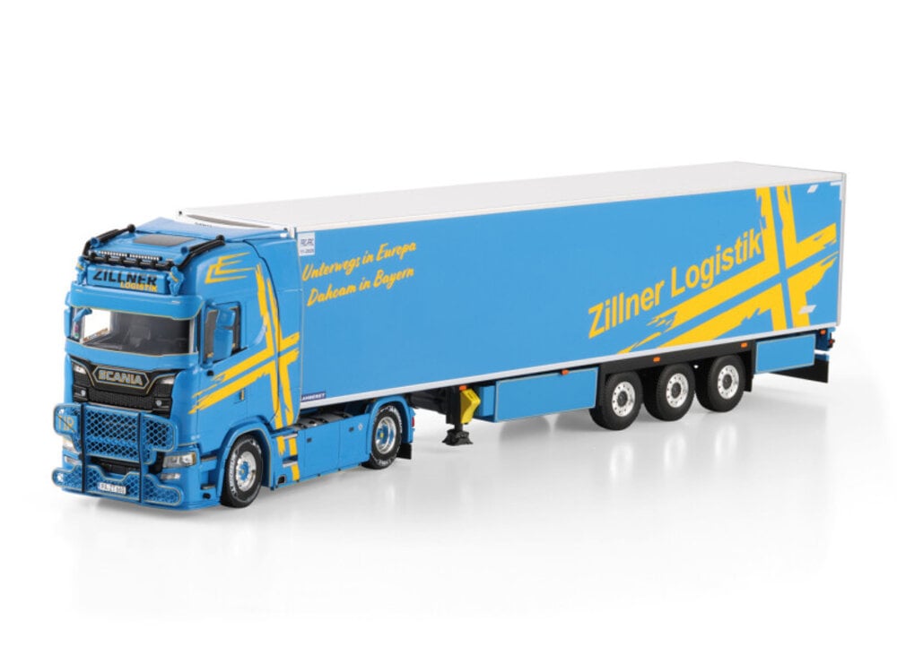 WSI WSI Scania S Highline with 3-axle reefer trailer ZILLNER