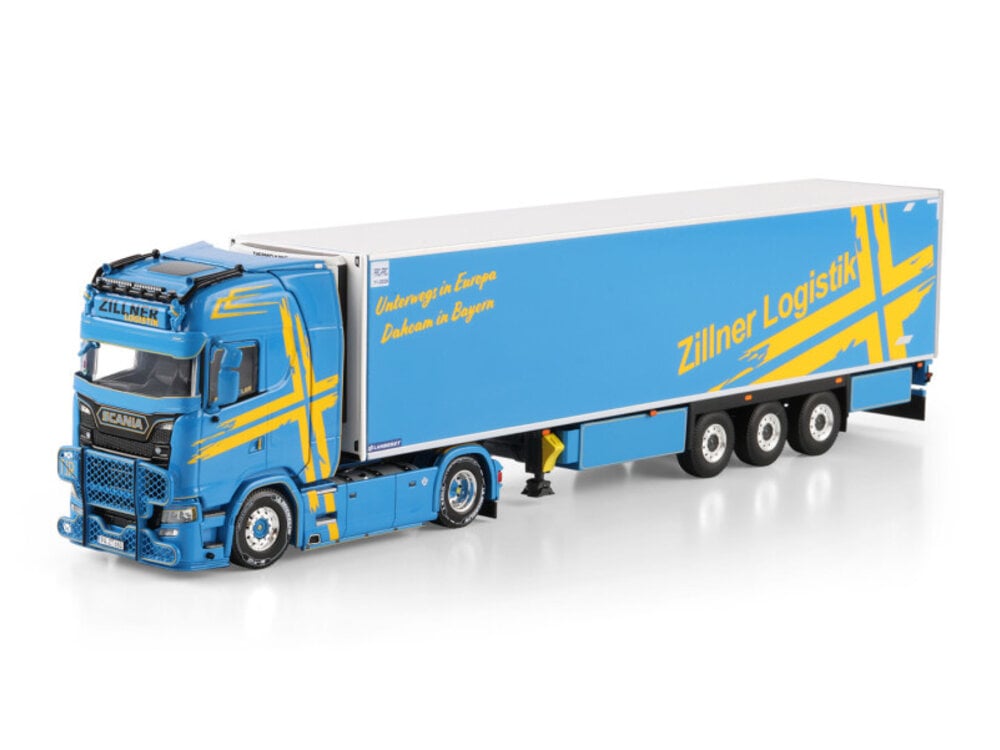 WSI WSI Scania S Highline with 3-axle reefer trailer ZILLNER