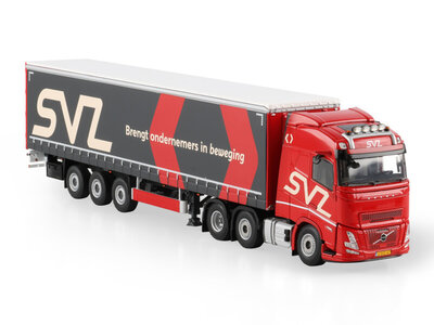WSI WSI Volvo FH Aero Globetrotter 6x2 met 3-assige schuifzeilen oplegger SVZ
