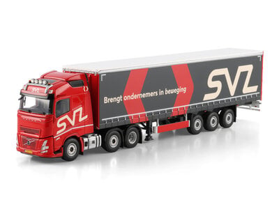 WSI WSI Volvo FH Aero Globetrotter 6x2 met 3-assige schuifzeilen oplegger SVZ