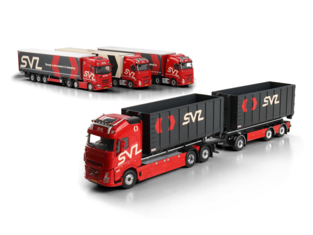 WSI WSI Scania S Highline 6x2 met 3-as schuifzeilen oplegger SVZ