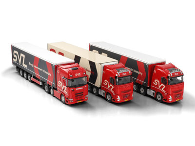 WSI WSI Scania S Highline 6x2 with 3-axle curtainside trailer SVZ