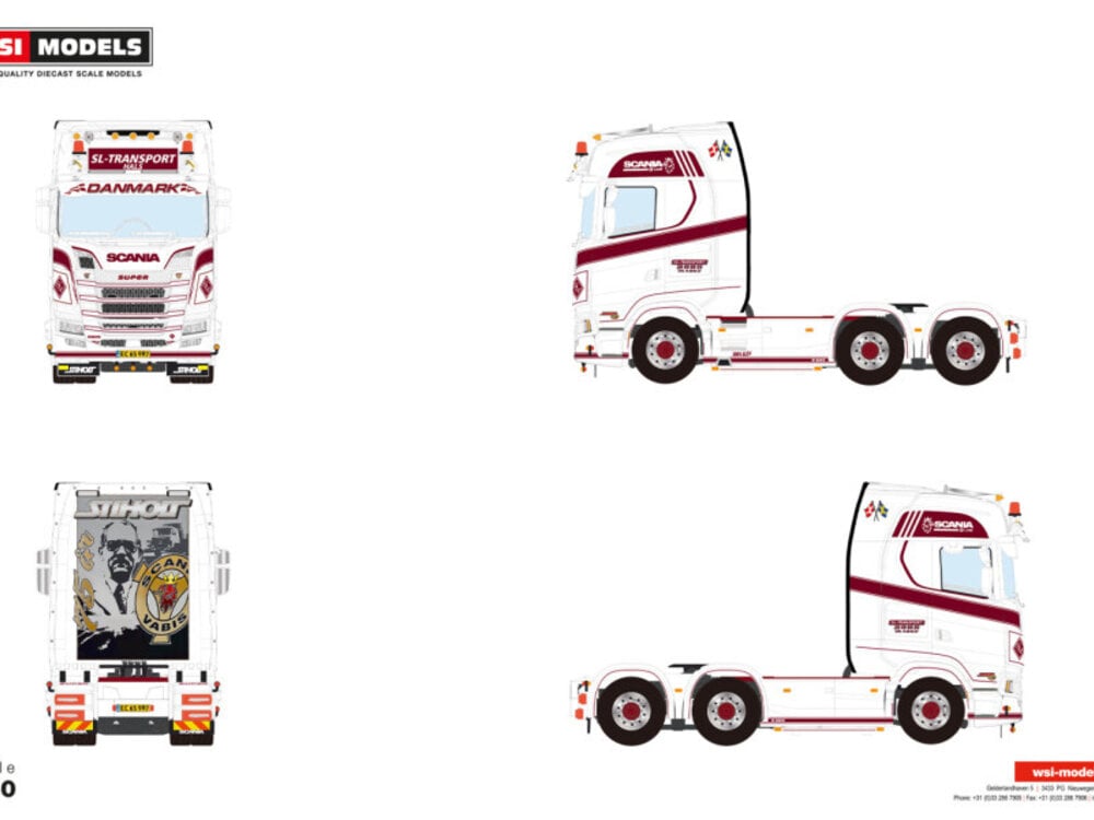 WSI WSI Scania S Highline 6x2 SL TRANSPORT