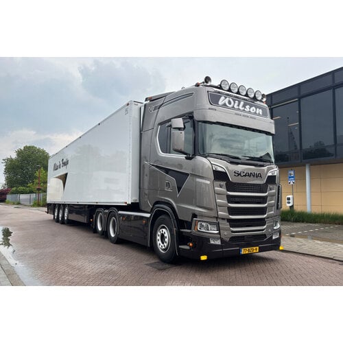 WSI WSI Scania S Highline 6x2  met 3-assige koeloplegger WILCO DE BRUIJN