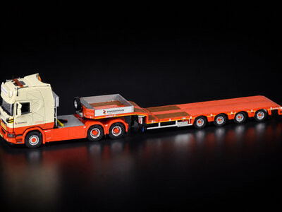 IMC IMC Scania XT 6x4 + 4-axle MCOS Nooteboom semi low loader ZWAGERMAN