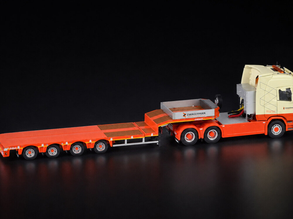 IMC IMC Scania XT 6x4 + 4-axle MCOS Nooteboom semi low loader ZWAGERMAN