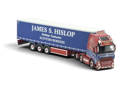 Tekno Tekno Volvo FH05 Globetrotter XL 6x2 with 3-axle tautliner JAMES S. HISLOP