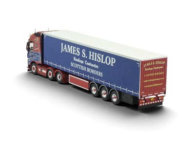 Tekno Tekno Volvo FH05 Globetrotter XL 6x2 with 3-axle tautliner JAMES S. HISLOP