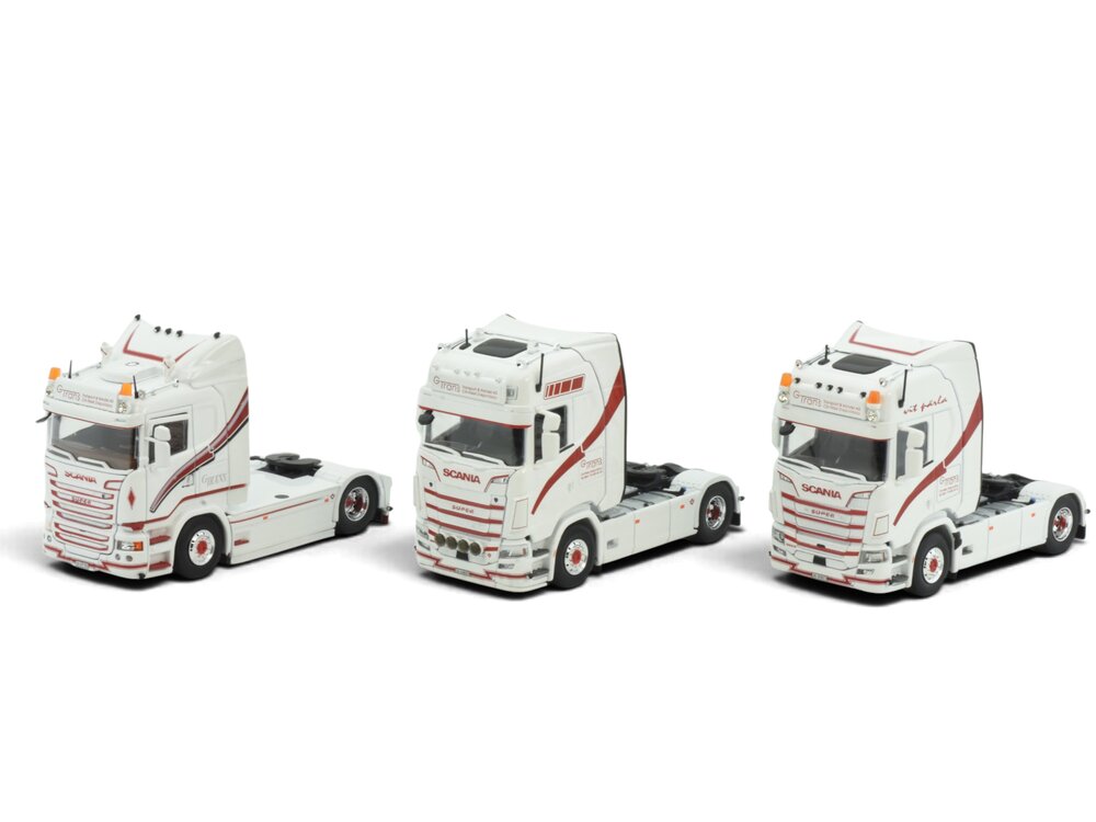Tekno Tekno Set of 3 Scania trucks: NGS, NGR & R-Streamline G - TRANS