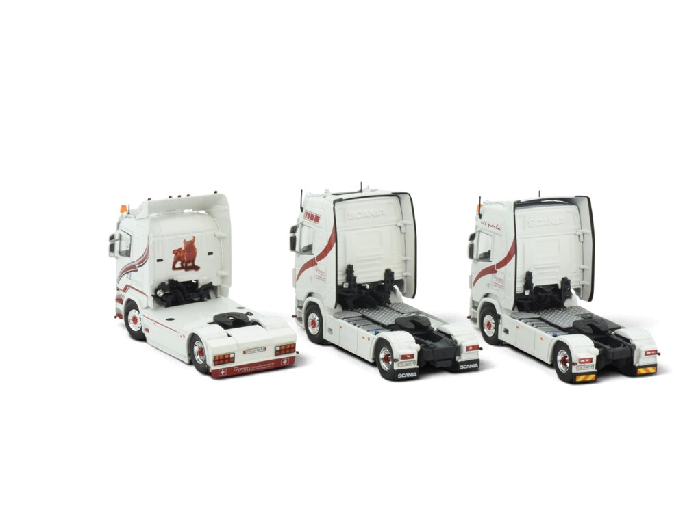 Tekno Tekno Set of 3 Scania trucks: NGS, NGR & R-Streamline G - TRANS