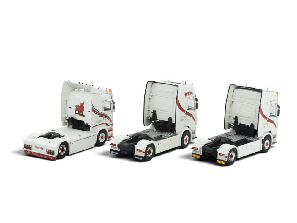Tekno Tekno Set of 3 Scania trucks: NGS, NGR & R-Streamline G - TRANS