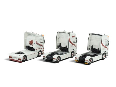 Tekno Tekno Set of 3 Scania trucks: NGS, NGR & R-Streamline G - TRANS