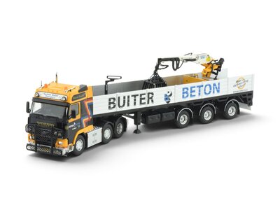 Tekno Tekno Volvo FH 6x2 with 3-axle bricktrailer GERBEN BUITER