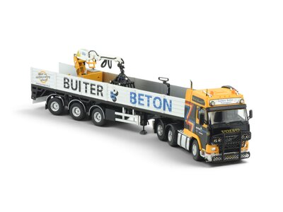 Tekno Tekno Volvo FH 6x2 with 3-axle bricktrailer GERBEN BUITER