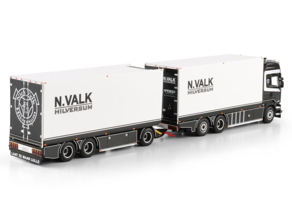 WSI WSI Scania Streamline Topline riged reefer truck with 3-axle reefer trailer NICK VALK