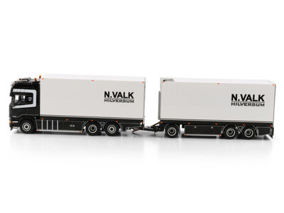 WSI WSI Scania Streamline Topline riged reefer truck with 3-axle reefer trailer NICK VALK