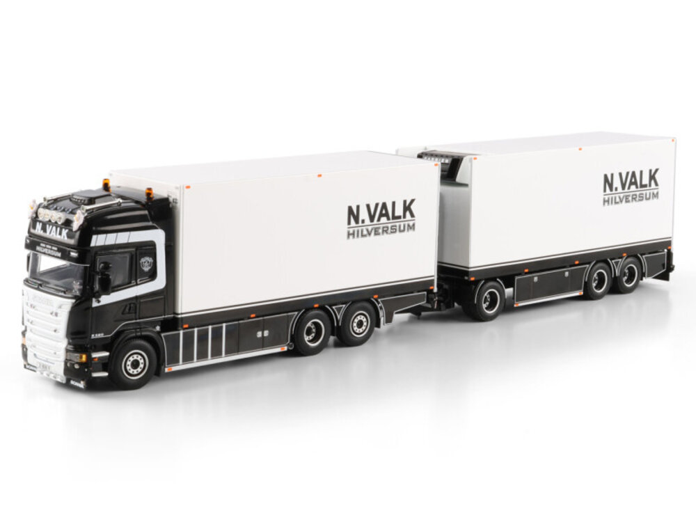 WSI WSI Scania Streamline Topline riged reefer truck with 3-axle reefer trailer NICK VALK