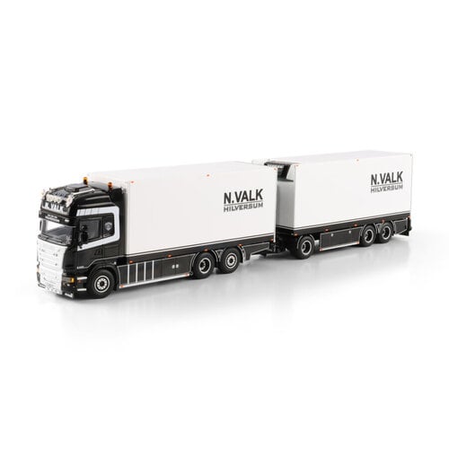 WSI WSI Scania Streamline Topline riged koel wagen met 3-assige koeltrailer NICK VALK