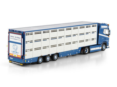 WSI WSI DAF XG+ 4X2  with 3-axle live stock trailer PEETERS DE BAKKER