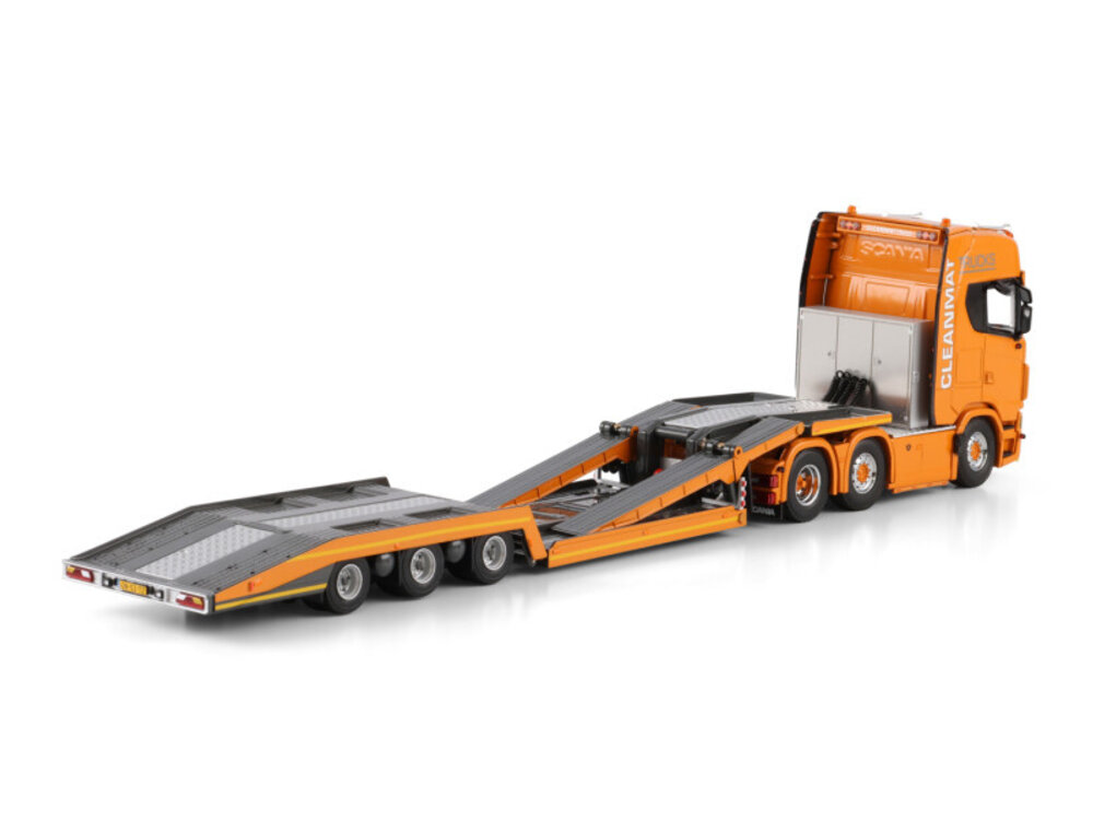 WSI WSI Scania S Highline 6x2 with 3-axle twin steer truck transporter CLEANMAT TRUCKS