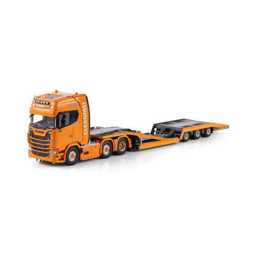 WSI WSI Scania S Highline 6x2 with 3-axle twin steer truck transporter CLEANMAT TRUCKS