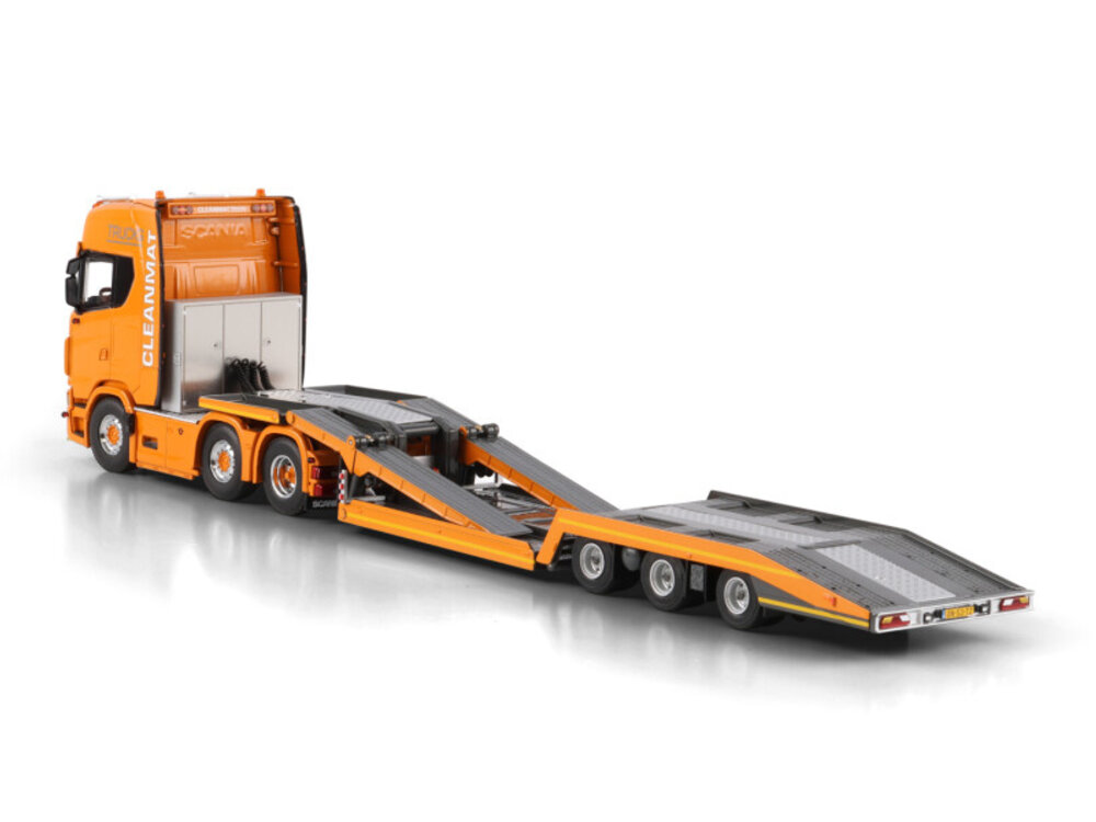 WSI WSI Scania S Highline 6x2 with 3-axle twin steer truck transporter CLEANMAT TRUCKS
