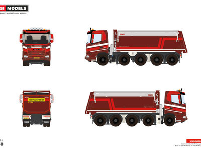 WSI WSI DAF XF DL 10x4 tipper A. VAN GRUNSVEN