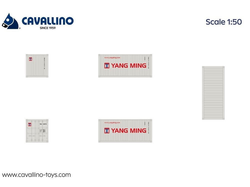 Cavallino Cavallino 20ft. YANG MING CONTAINER