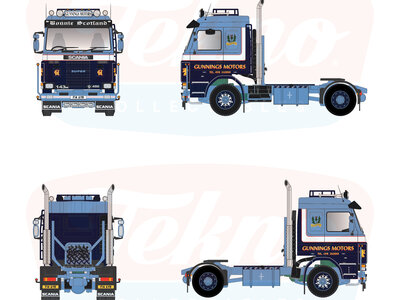 Tekno Tekno Scania 143M/450 4x2 GUNNINGS