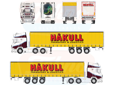 Tekno Tekno Scania NGR Highline 6x2 with 3-axle curtainside trailer HAKULL - THOR BJORN OSTERHUS