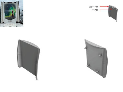Tekno Tekno Scania NGR Highline 6x2 with 3-axle curtainside trailer HAKULL - THOR BJORN OSTERHUS