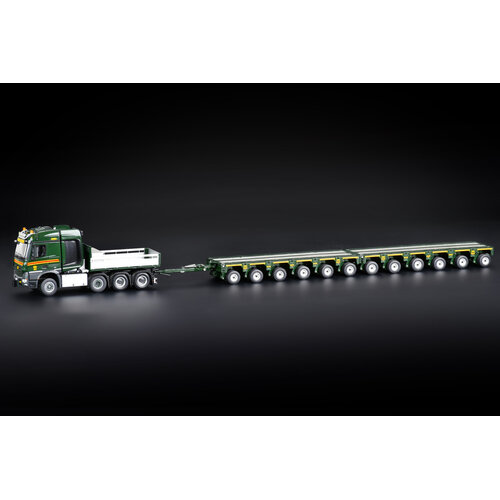 IMC IMC Mercedes Arocs M-Cab 2300 8x6 + 12-axle modulair trailer with drawbar EMIL EGGER