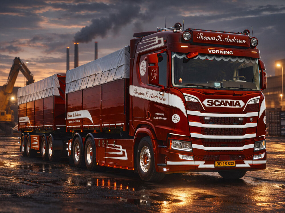 IMC IMC Scania R Highline 6x2 with 2-axle trailer and 2-axle dolly THOMAS K. ANDERSEN