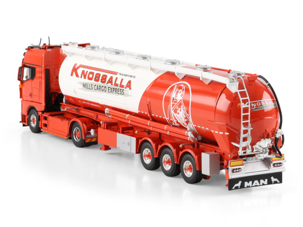 WSI WSI MAN TGX GX 4x2 with 3-axle tipper bulk trailer KNOSSALLA