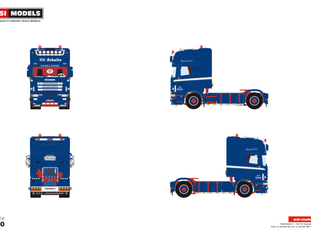 WSI WSI Scania 4-serie Topline 4x2 SCHULTE