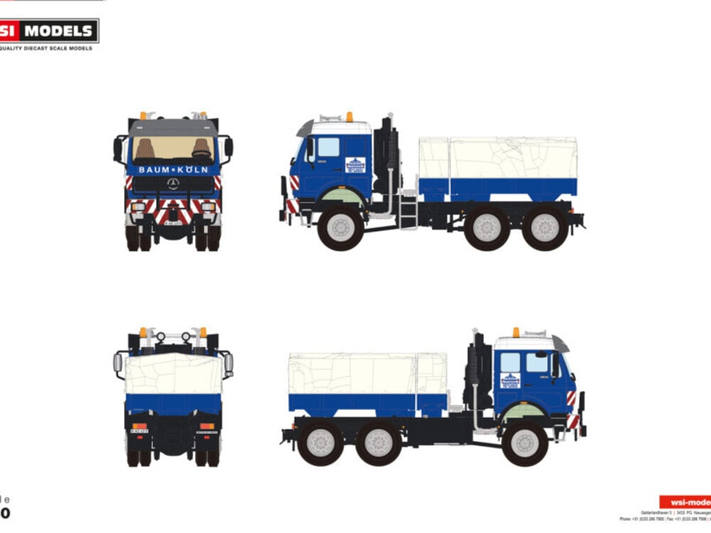 WSI WSI Mercedes-Benz NG 6x6 BAUM