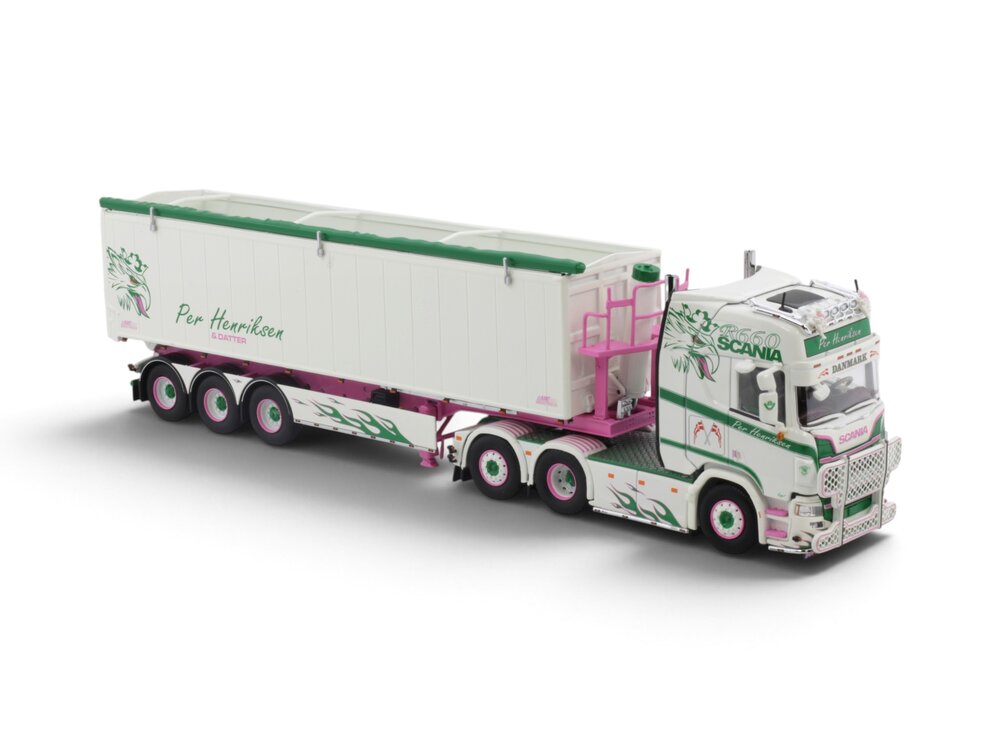 Tekno Tekno Scania Next Gen R-serie Highline 6x2 with 3-axle tipper trailer  PER HENRIKSEN