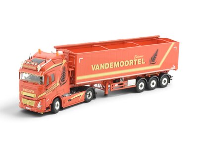 Tekno Tekno Volvo FH Aero Globetrotter 4x2 met 3-assige Stas kipper VANDEMOORTEL