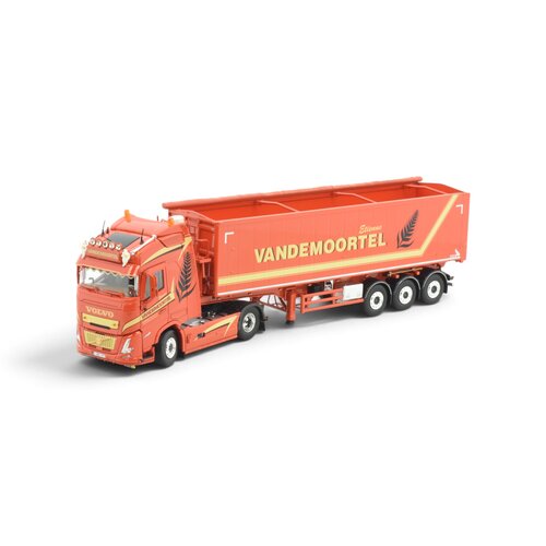 Tekno Tekno Volvo FH Aero Globetrotter 4x2 met 3-assige Stas kipper VANDEMOORTEL