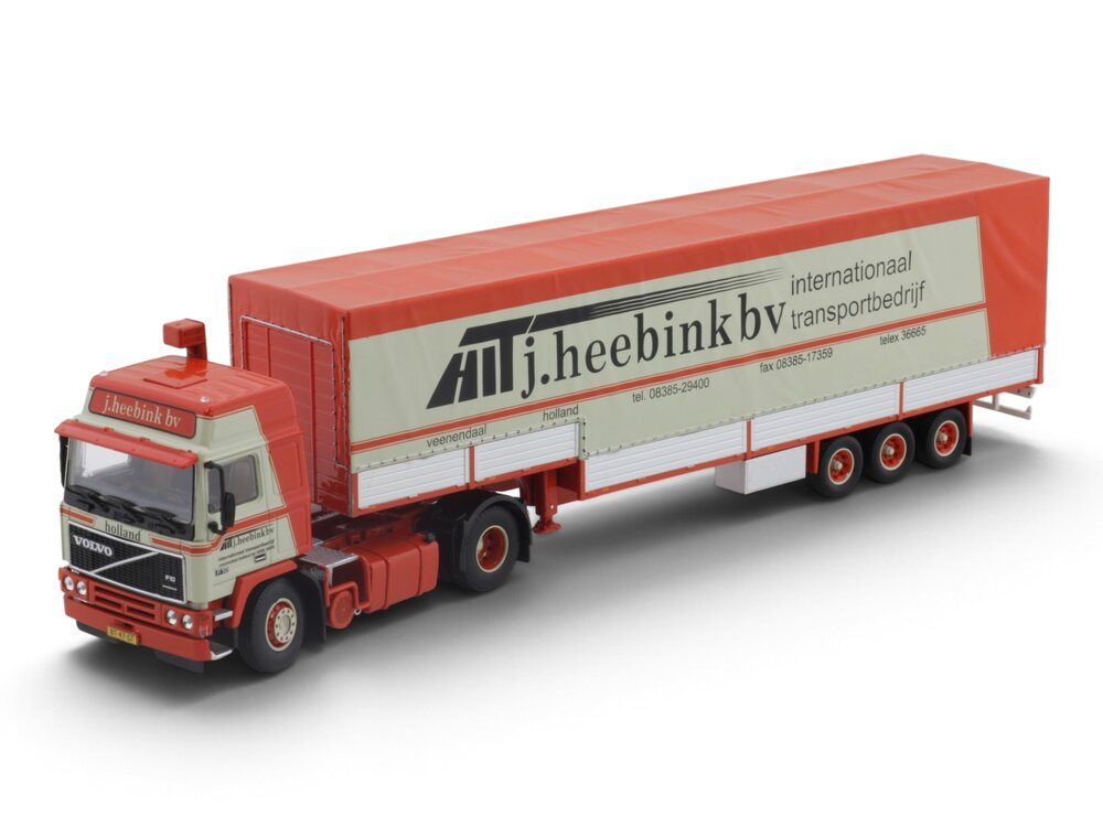 Tekno Tekno Volvo F10 Globetrotter 4x2 with 3-axle trailer HEEBINK