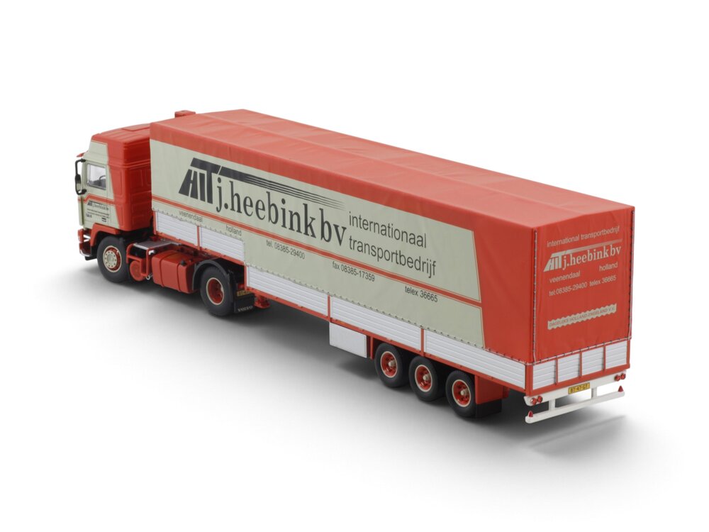 Tekno Tekno Volvo F10 Globetrotter 4x2 with 3-axle trailer HEEBINK