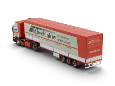 Tekno Tekno Volvo F10 Globetrotter 4x2 with 3-axle trailer HEEBINK