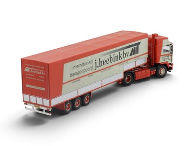 Tekno Tekno Volvo F10 Globetrotter 4x2 with 3-axle trailer HEEBINK