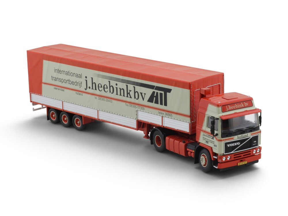 Tekno Tekno Volvo F10 Globetrotter 4x2 with 3-axle trailer HEEBINK